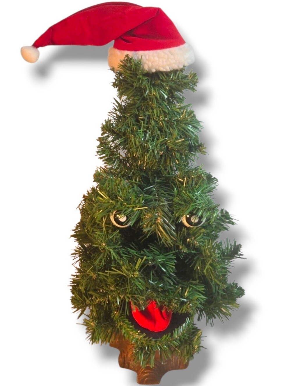 Vintage 1996 Gemmy Douglas Fir Talking Christmas Tree Sings Animated WORKS